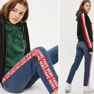 Topshop Fake News Jeans 26